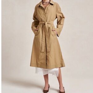NWT La Ligne Dianna Agron Ava Tie-Waist Trench XS (Sold Out)